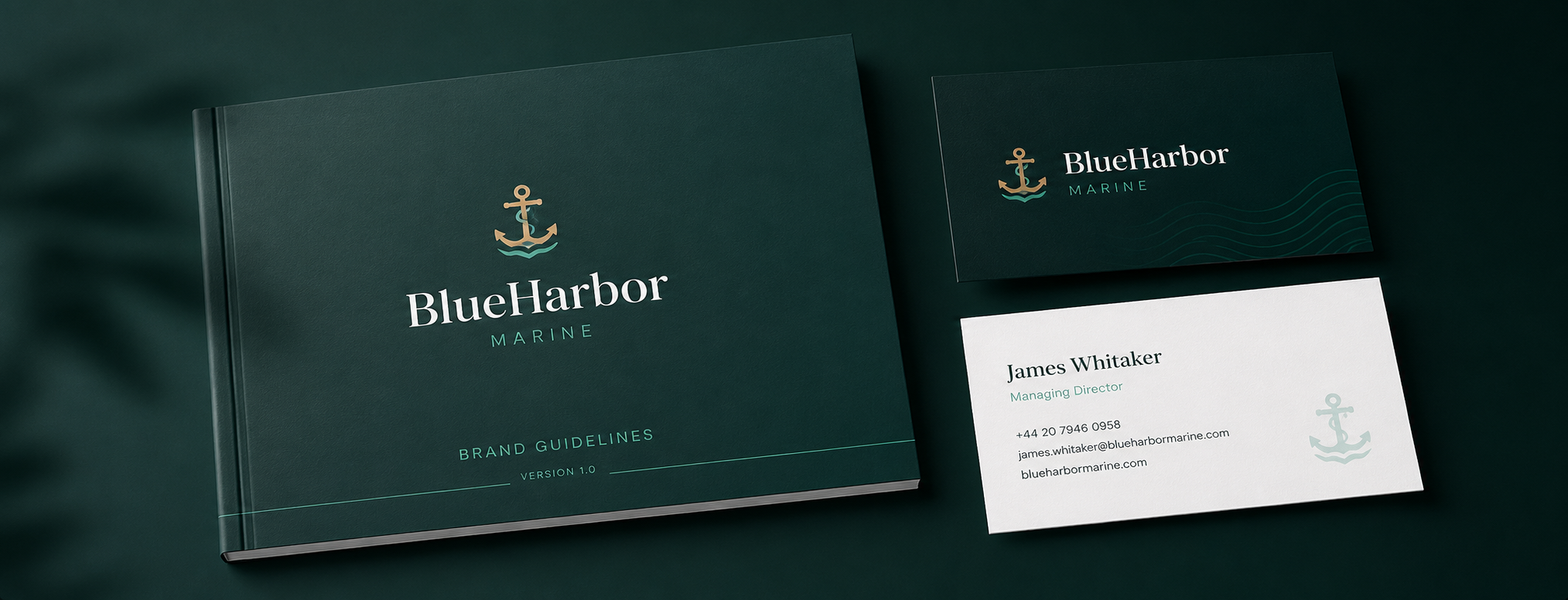 Brand guidelines for a maritime company